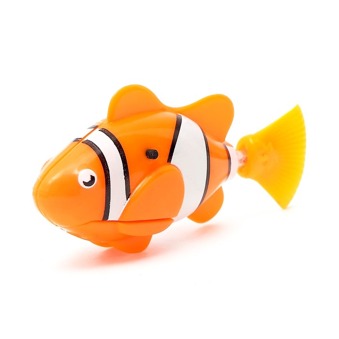 Аквариумная рыбка «Клоун», плавает в воде, работает от батареек - фото 1905436463