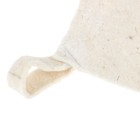 Коврик для бани "Классический" с петлей, войлок, белый, 40х30см - Фото 2