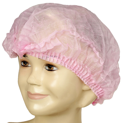 Медицинская шапочка Шарлотта Elegreen, розовая, 10 г/м2, 100 шт.