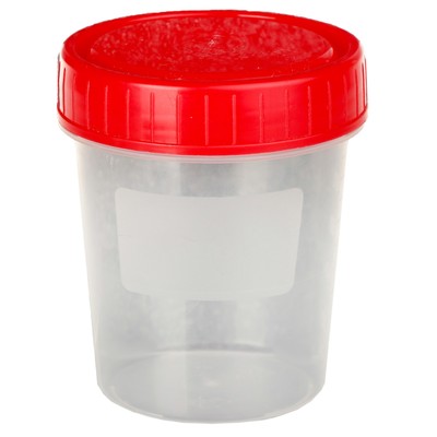 Контейнер полимерный для хранения и транспортировки биоматериалов стерильный, 120 мл