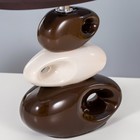 Светильник "Желание" коричнево- белый 1x25W E14 12,5x19,5x31 см RISALUX 2562935