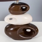 Светильник "Желание" коричнево- белый 1x25W E14 12,5x19,5x31 см RISALUX 2562935