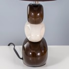 Светильник "Желание" коричнево- белый 1x25W E14 12,5x19,5x31 см RISALUX 2562935