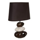 Светильник "Желание" коричнево- белый 1x25W E14 12,5x19,5x31 см RISALUX 2562935