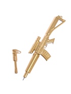 Ручка-прикол Calligrata «Винтовка», синий/чёрный стержень, гелевая - Фото 5