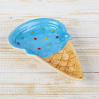 Блюдо 19,5х14х5 см «Мороженое», цвет МИКС - Фото 1