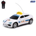 Машина радиоуправляемая «Такси», на батарейках, цвет белый - Фото 1
