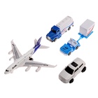 Автотрек «Аэропорт», 1 машина работает от батареек + сменный кузов, длина трассы 180 см - Фото 7