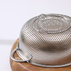 Дуршлаг «Марко», d=19 см, две ручки, нержавеющая сталь, хромированный - Фото 4