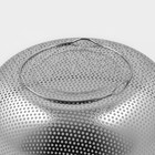 Дуршлаг Доляна «Марко», d=25.5 см, две ручки, нержавеющая сталь - Фото 4