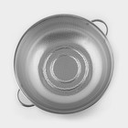 Дуршлаг Доляна «Марко», d=31.5 см, две ручки, нержавеющая сталь, хромированный - Фото 2