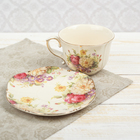 Чайная пара 220 мл «Психея», блюдце 15 см - Фото 3