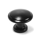 Ручка-кнопка ТУНДРА VINTAGE 012, черная 2640843