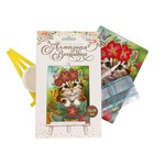 Алмазная мозаика с частичным заполнением на подставке «Котик», 13×19 см, картон - Фото 4