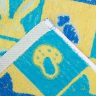 Полотенце махровое "Заяц Ушастик" (голубой), 25х50 см, хл100, 380 г/м - Фото 3