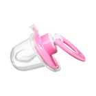 Соска - пустышка ортодонтическая Крошка Я, силикон, от 6 мес., с колпачком, розовый - Фото 8