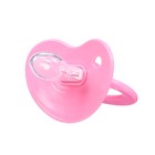 Соска - пустышка ортодонтическая Крошка Я, силикон, от 6 мес., с колпачком, розовый - Фото 4