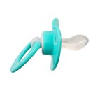 Соска - пустышка ортодонтическая Крошка Я, силикон, от 6 мес., с колпачком, бирюзовый - Фото 6