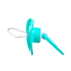Соска - пустышка ортодонтическая Крошка Я, силикон, от 6 мес., с колпачком, бирюзовый - Фото 7