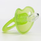 Соска - пустышка силиконовая ортодонтическая Крошка Я, от 0 мес., зеленый - Фото 5
