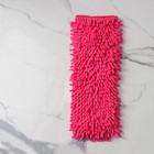 Насадка для швабры с зажимом-бабочкой Доляна, микрофибра букля 39×28 см, цвет МИКС - Фото 1