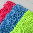 Насадка для швабры с зажимом-бабочкой Доляна, микрофибра букля 39×28 см, цвет МИКС - Фото 5