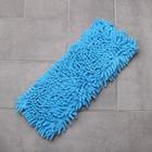 Насадка для швабры с зажимом-бабочкой Доляна, микрофибра букля 39×28 см, цвет МИКС - Фото 7