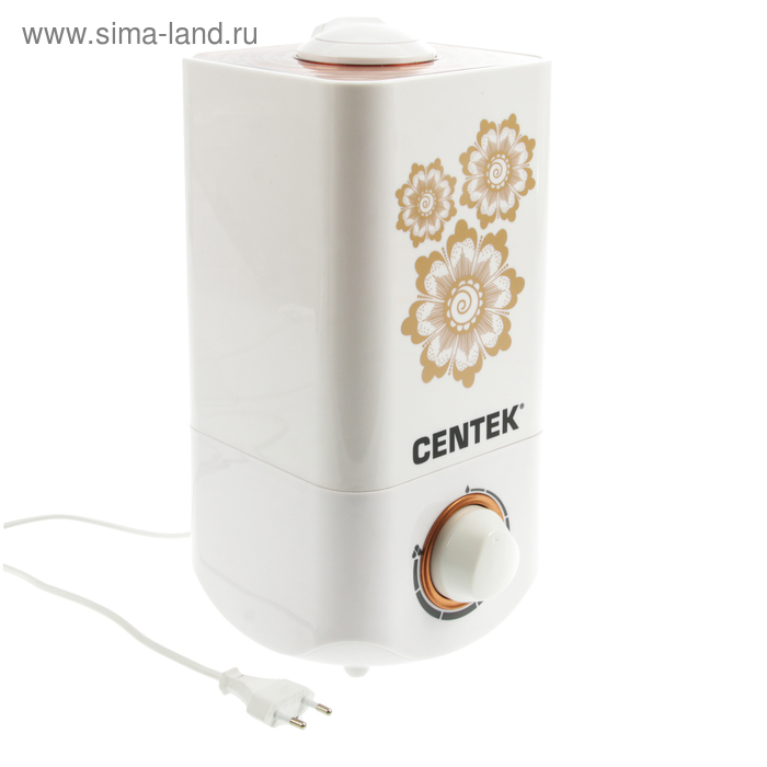 Увлажнитель воздуха Centek СТ-5102, ультразвуковой, 25 Вт, 3.8 л, белый - Фото 1