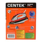 Утюг Centek CT-2336, 2600 Вт, керамическая подошва, самоочистка, красный - Фото 9