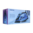 Утюг Centek CT-2351, 2200 Вт, керамическая подошва, 300 мл, синий - фото 51543140 Утюг Centek CT-2351, 2200 Вт, керамическая подошва, 300 мл, синий - фото 51543140