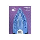 Утюг Centek CT-2351, 2200 Вт, керамическая подошва, 300 мл, синий - фото 9537486