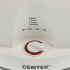 Отпариватель Centek CT-2373, 2000 Вт, 1.5 л, 40г/мин, 3 режима, вешалка, оранжево-белый - Фото 4