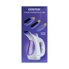 Отпариватель Centek CT-2380, ручной, 800 Вт, 330 мл, 15 г/мин, шнур 2 м, бело-фиолетовый - Фото 14