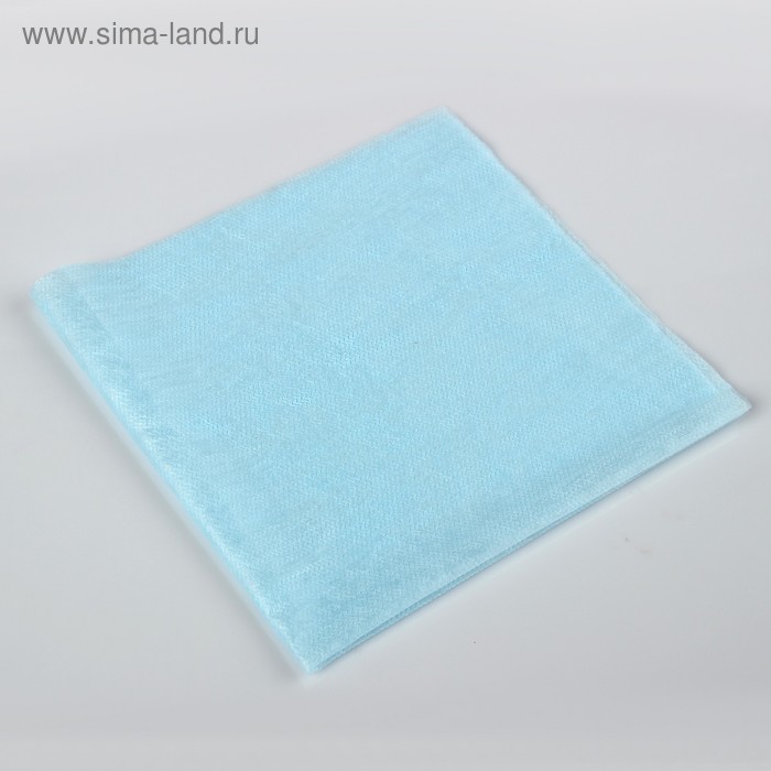Салфетка 70х70 см., голубая, СМС 15 г./м2 - Фото 1