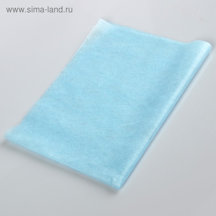 Простыня гигиеническая, голубая, 140х200 см., СМС 15 г./м2 - Фото 1