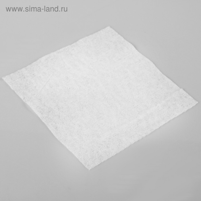 Салфетка белая, 15х15 см., спанлейс 40 г./м2 - Фото 1