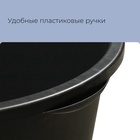 Таз строительный, 60-65 л, круглый, пластик - Фото 2