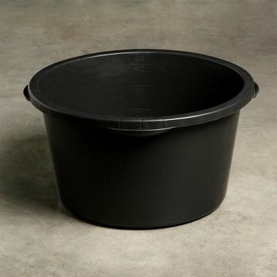 Таз строительный, круглый, 45 л, резинопластик