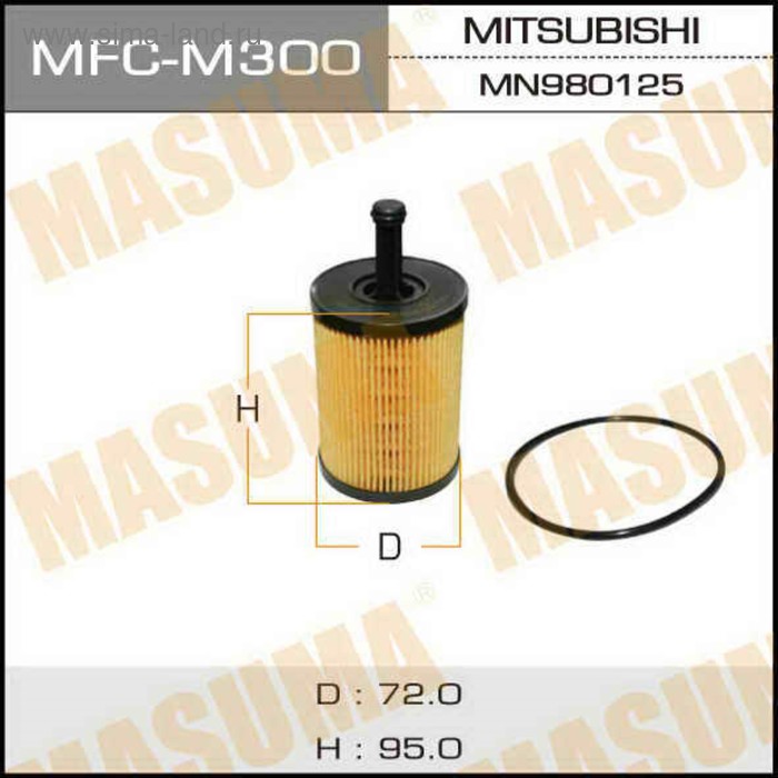 Фильтр масляный  Masuma MFCM300 - Фото 1
