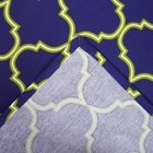 Скатерть "Доляна" Марокко Синий 145х200 см, 100% хлопок, рогожка, 162 г/м2 - Фото 6