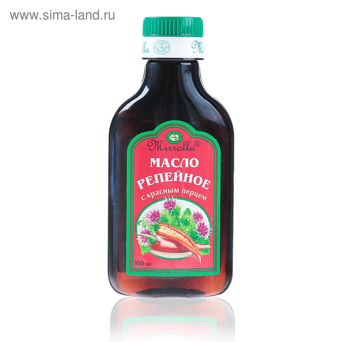 Репейное масло Mirrolla с красным перцем, 100 мл - Фото 1