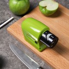 Ножеточка Luazon LTE-02, электрическая, для ножей/ножниц/отвёрток, 4хАА (не в ком.), зелёная - фото 320416767