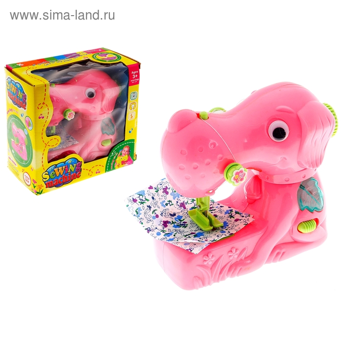 Швейная машинка "Собачка", световые и звуковые эффекты, работает от батареек, цвета МИКС - Фото 1