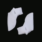Корректоры - разделители для пальцев ног, с накладкой на косточку большого пальца, 1 разделитель, силиконовые, 7,5 × 6 см, пара, цвет белый - Фото 6