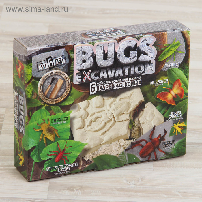 Набор для проведения раскопок серия "BUGS EXCAVATION"  жуки BEX-01-03 BEX-01-03 - Фото 1