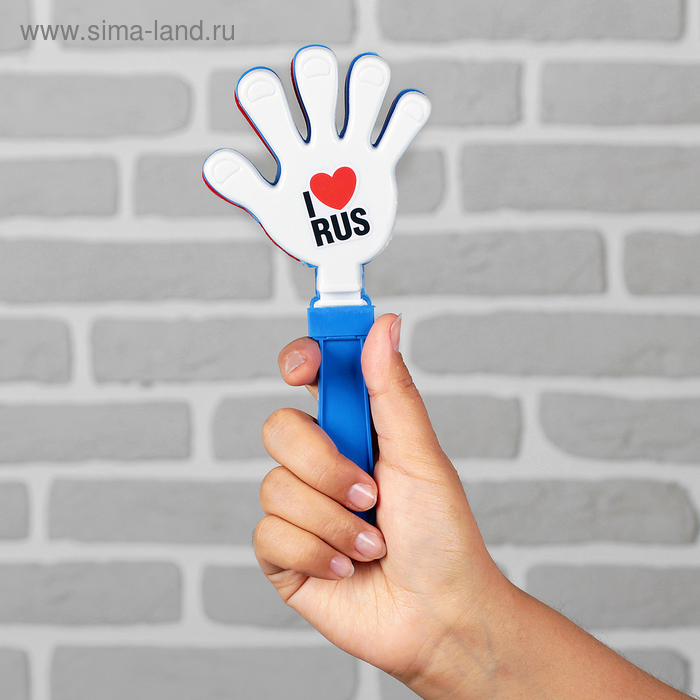 Трещотка "I love Russia" - Фото 1