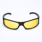 Очки солнцезащитные водительские, линза желтая, дужки черные 14х4х4 см - Фото 3