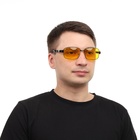 Очки для водителя, жёлтая линза, чёрный - Фото 2