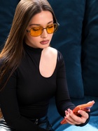 Очки для водителя, жёлтая линза, чёрный - Фото 8