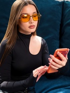 Очки для водителя, жёлтая линза, чёрный - Фото 9